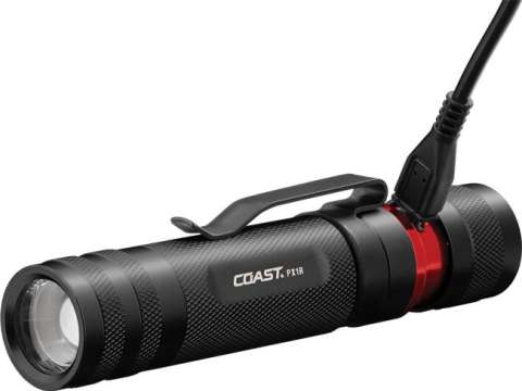 Billede af COAST PX1R Genopladelig Håndlygte (460 lumen) - i Blisterpakning