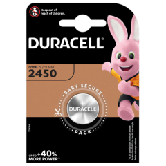 DURACELL DL2450 / CR2450 knapcelle batteri (1 stk.) (1)