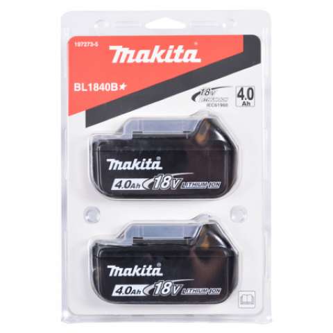 2 Stk MAKITA LXT 18 VOLT 4.0 AH LITHIUM ION BATTERI ORGINAL