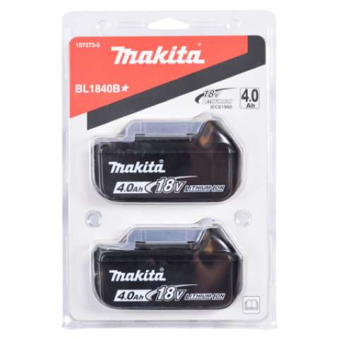 Billede af 2 Stk MAKITA LXT 18 VOLT 4.0 AH LITHIUM ION BATTERI ORGINAL