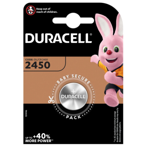 Billede af DURACELL DL2450 / CR2450 knapcelle batteri (1 stk.)