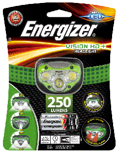 Energizer HL Vision HD+ Pandelygte inkl. 3 x AAA batterier (1)
