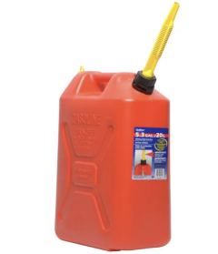 Scepter benzindunk plast 20 liter Jerry Can, rød (1)