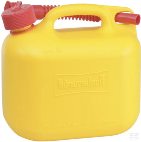 Billede af Benzindunk, 5 l, gul