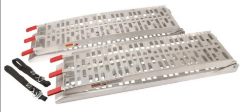 Alurampe foldbar 225 x 30 cm 550 kg med hulplade