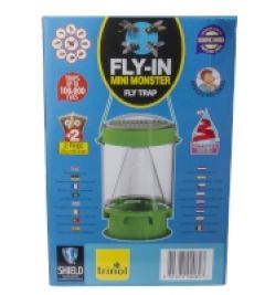 Fly-in Mini Monster fluefælde 25 x 25 x H38 (1)