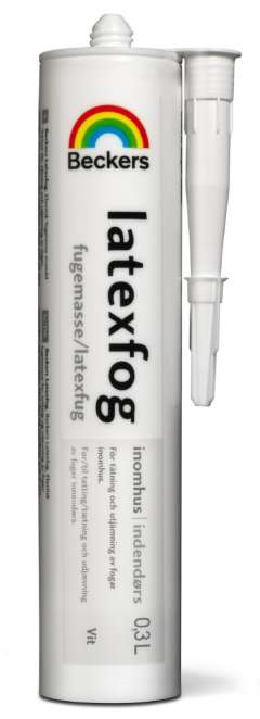 Beckers Latexfuge Hvid/Indendørs 0,3L ( Elastisk fugemasse ) (1)