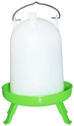 Cylinder vander grøn med ben 8 liter (1)