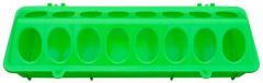 Fodertrug Plast Grøn 10X30 Cm (1)