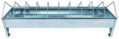 Fodertrug t/ Høns Galv. 13 x 50 cm (1)