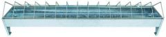 Fodertrug t/ høns Galv. 13 x 75 cm (1)