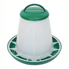Fodertårn Plast Grøn m/Låg 1 Kg (1)