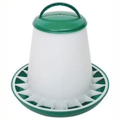 Fodertårn Plast Grøn m/Låg 6 Kg (1)