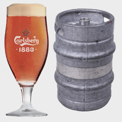 CARLSBERG 1883 – 25 LITER FADØL MED “S” KOBLING (1)