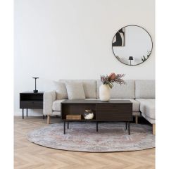 House Nordic Madrid Spejl Ø80 cm, Sort (2)