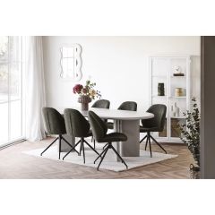 House Nordic Bosaro Spejl 54x80 cm, Hvid (3)