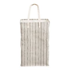 House Nordic Argos Vasketøjskurv H58 cm, Beige/Sort (1)