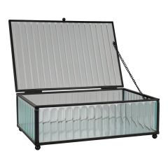 House Nordic Santorini Opbevaringsboks 20 cm, Klar (1)