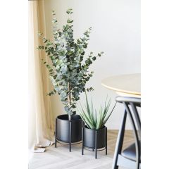 House Nordic Urtepotte 2 stk, Sort (2)