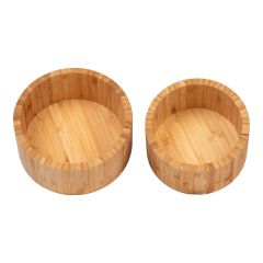 House Nordic Chefalu Opbevaringsboks 2 stk, Bambus (4)