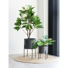 House Nordic Pavia Blomsterstander 2 stk, Grå (2)