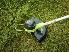 Greenworks, G40LTK2, Trimmer, 40V, Frontmonteret, med 2,0 Ah batteri og universal lader (4)