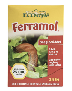Ecostyle sneglebekæmpelse SnegleFri Ferramol 2,5 kg (1)