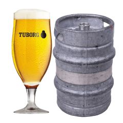 TUBORG PILSNER – 25 LITER FADØL´S FUSTAGE MED “S” KOBLING (1)