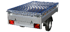 Trailernet i god kvalitet Str. 240 X 140 cm. ( 205x130 , 220x130 ) Fra Variant (1)