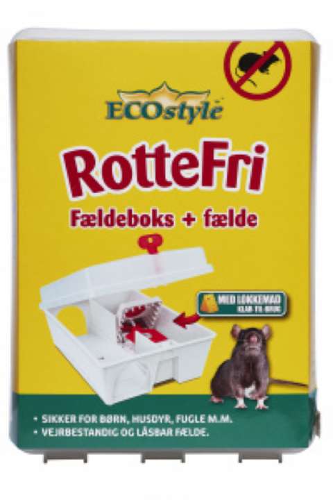 Ecostyle RotteFri Fældeboks + fælde