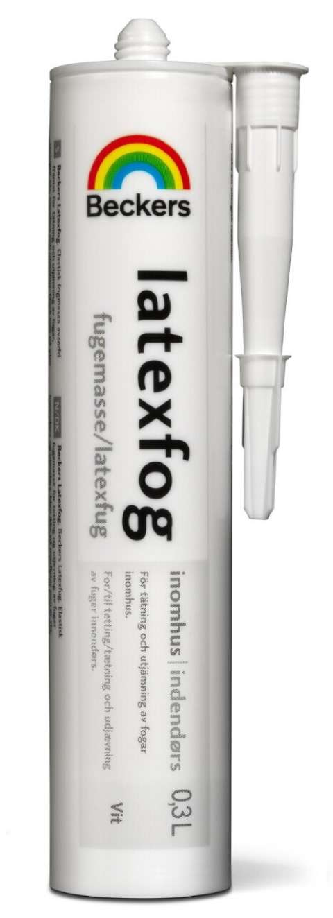 Beckers Latexfuge Hvid/Indendørs 0,3L ( Elastisk fugemasse )