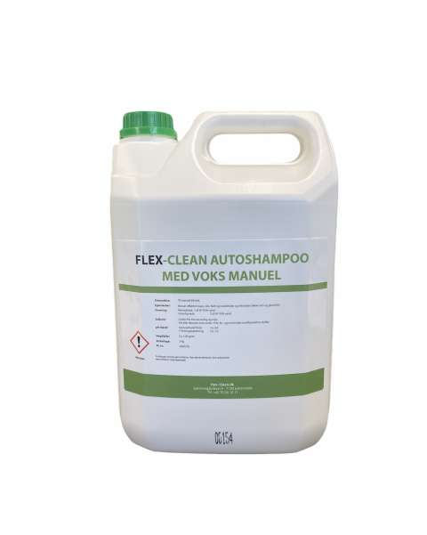 Flex Clean Professionel Auto Shampoo Med Voks 5 litter.