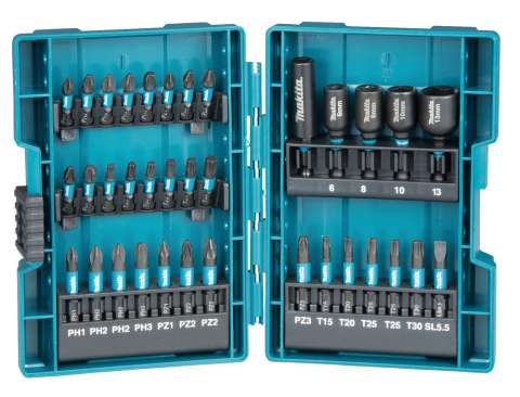 MAKITA BITSSÆT IMPACT BLACK, 35 DELE