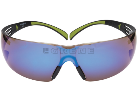 Beskyttelsesbrille SecureFit 400 blå spejlrefleks