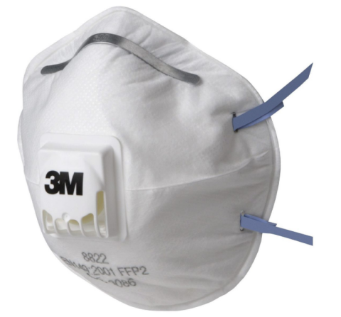 Maske med ventil FFP2 NR D 3M8822