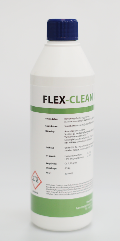 Se Flex Clean Ovn- og Grillrens 500 ml. hos Bolig Produkter