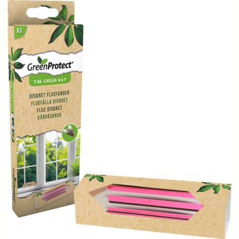 Diskret fluefanger 3 fælder – Green Protect