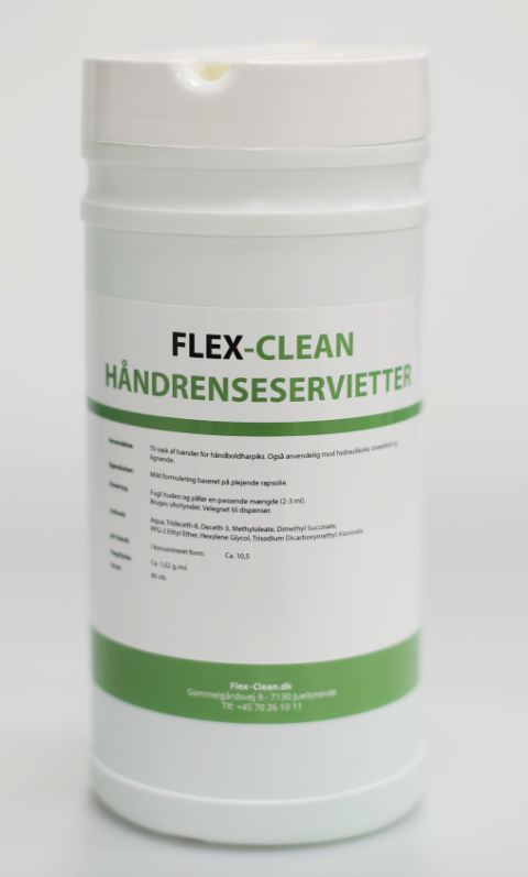 Se Flex Clean Håndrenseservietter 80 stk. hos Bolig Produkter